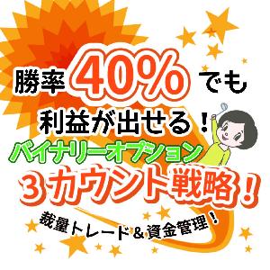 バイナリーオプション裁量トレード攻略法！3カウント戦略中級巻：【実践トレードプロセス編】＆【成長戦略編】2巻セット（合計208P） インジケーター・電子書籍