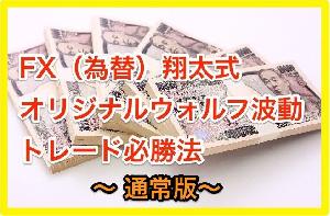 FX（為替）翔太式オリジナルウォルフ波動トレード必勝法 〜通常版〜 インジケーター・電子書籍