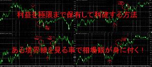 利益を極限まで保有して利確する方法　ある境界線を見る事で相場観が身に付く！ インジケーター・電子書籍