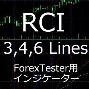 ForexTester用 RCI 3,4,6本 インジケータ(FT5,FT4,FT3,FT2 対応) インジケーター・電子書籍