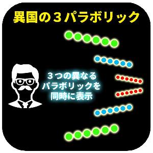 【異国の3パラボリック】 異国シリーズ無料インジケーター！ インジケーター・電子書籍