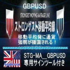 専用サインツール付き！ストロンゲスト移動平均線！GBPUSD インジケーター・電子書籍