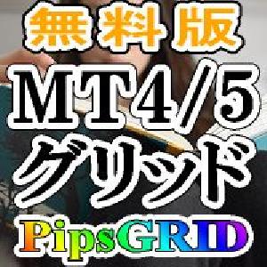 PipsGrid－任意のpips単位で横グリッドを表示  インジケーター・電子書籍