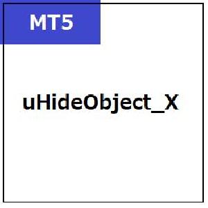 [MT5]uHideObject_X インジケーター・電子書籍