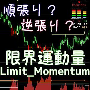 (※試用版※)1日の限界となる値幅を使って逆張りと順張りに適した相場を見分ける。限界運動量算出インジケーター【Limit_Momentum】 インジケーター・電子書籍