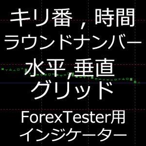 ForexTester用 ラウンドナンバー キリ番 時間 グリッド インジケーター (FT2,FT3,FT4,FT5 対応) インジケーター・電子書籍