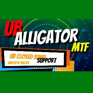 トレンドフォローでUB Closed Bandのサポートする『UB ALLIGATOR MTF』 インジケーター・電子書籍