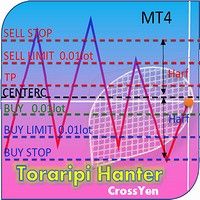 toraripiHanter EA(クロス円）MT4 ซื้อขายอัตโนมัติ