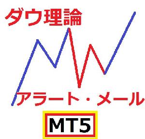 [MT5]ダウ理論のアラート・メール送信サインツール インジケーター・電子書籍