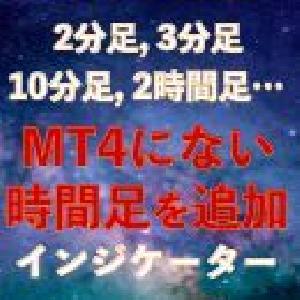 3分足、10分足などMT4に無い時間足を表示 インジケーター・電子書籍