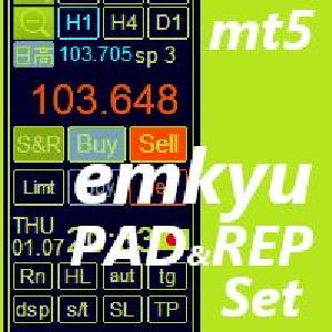 emkyuPAD REP MT5set インジケーター・電子書籍