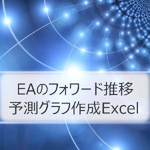 Excelによるフォワード推移予測グラフ作成 インジケーター・電子書籍