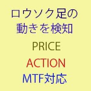 MTF対応！プライスアクション！PriceActionComf_MTF_V5 インジケーター・電子書籍