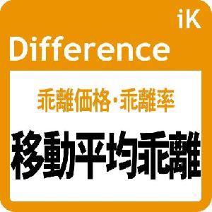 移動平均乖離： iK_Difference［MT5版］ インジケーター・電子書籍