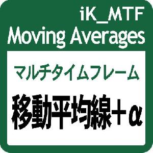 階段状のマルチタイムフレーム移動平均線＋α： iK_MTF Moving Averages［MT5版］ インジケーター・電子書籍