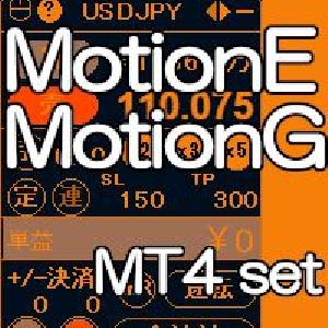 裁量取引支援　MoitionE　取引履歴グラフ表示　MotionG　MT4set インジケーター・電子書籍