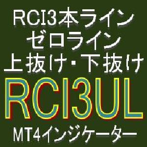 3本のRCIがともにゼロラインを上抜け（下抜け）したら知らせてくれるMT4インジケーター【RCI3UL】 インジケーター・電子書籍