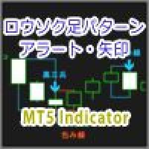 【MT5インジ】アラート、売買矢印表示対応ローソク足パターンインジ。MTF対応[MTP_CandlePattern_MTF_MT5] インジケーター・電子書籍