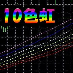 移動平均線、10色虹 インジケーター・電子書籍