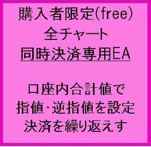 購入者限定　　全通貨同時決済用EA　 インジケーター・電子書籍