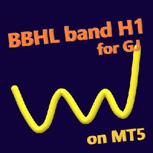 BBHL band H1 on MT5 for GJ 自動売買