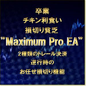 脱・チキン利食い&損切り貧乏【MaximumPro EA】2種類のトレール決済・逆行時にお任せ損切り機能 インジケーター・電子書籍