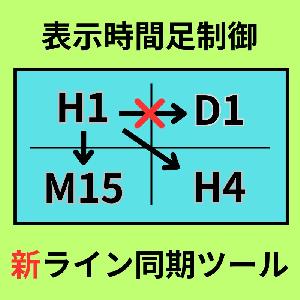 新ライン同期ツールMT5版(表示チャートの制御可能) インジケーター・電子書籍