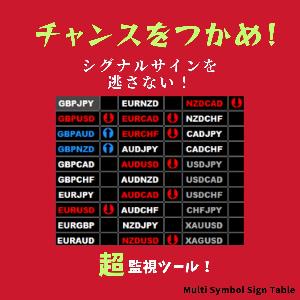 サインツール監視超強化ツール　Multi Symbol Sign Table  インジケーター・電子書籍