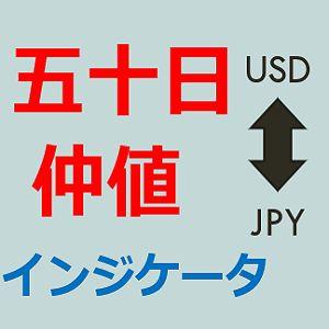 五十日と仲値が一目で分かるインジケータ、祝日はコード内、iCustomを使えば、EAにも利用できます。 インジケーター・電子書籍