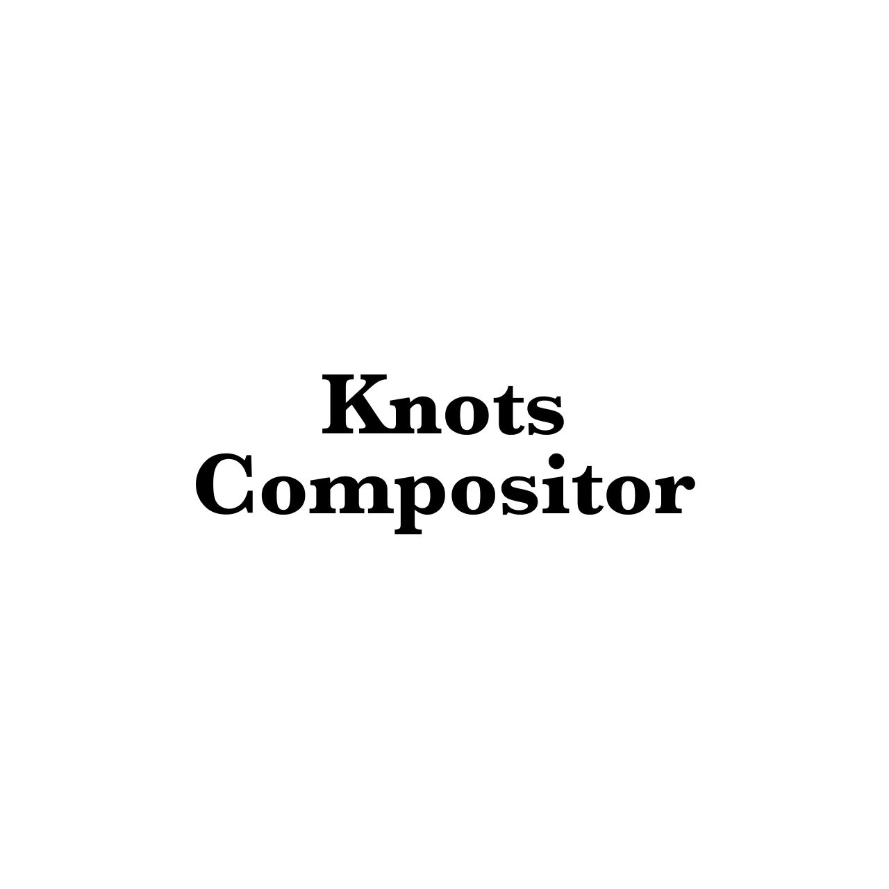 Knots Compositor Indicators/E-books