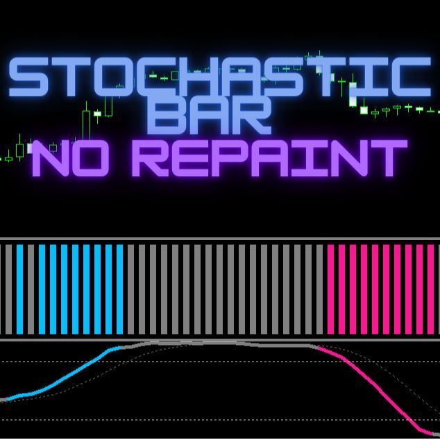 【Stochasticbar nrp　mq4版】角度制限付き　リペイントしないストキャスティクスカラー Indicators/E-books