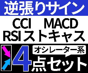 逆張り系サインツール4点セット インジケーター・電子書籍