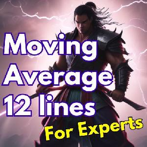 Moving Average 12 lines インジケーター・電子書籍