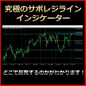 【究極のサポレジラインインジケーター】どこで反発するのかがわかります！ インジケーター・電子書籍