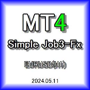 Simple_Job3-Fx EURUSD(H1) 自動売買