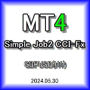 Simple_Job2_CCI-Fx GBPUSD(H1) 自動売買