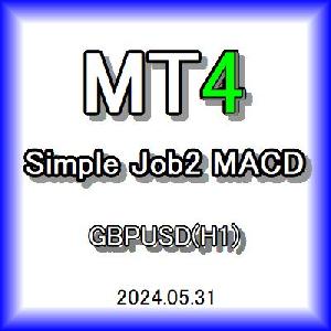 Simple_Job2_MACD-Fx GBPUSD(H1) 自動売買