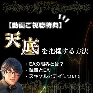 ※【動画ご視聴特典】天底を把握する方法 : EAと裁量の違いとは？ インジケーター・電子書籍