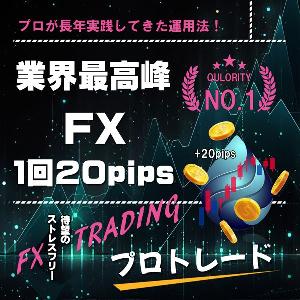 FXの【業界最高峰1回20pips】 圧倒的な3年間の実績で、毎回の利確幅20pipsを狙ったトレード手法 インジケーター・電子書籍