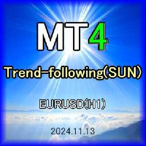 Trend-following(Sun)_EURUSD(H1) 自動売買