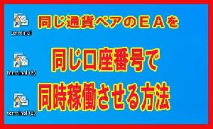 MT4で同じ通貨ペアのＥＡを稼働させてもエラーを出させなくします インジケーター・電子書籍