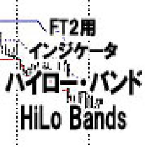 【ハイロー・バンド（HiLo Bands）】ForexTester2用インジケータ インジケーター・電子書籍