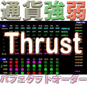 通貨強弱Thrust 一目瞭然 8通貨・全通貨ペア・全時間足 強さランキング インジケーター・電子書籍