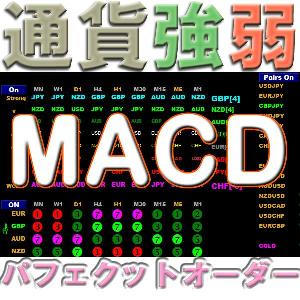 通貨強弱MACD 一目瞭然 全通貨ペア・8通貨・全時間足 強さランキング インジケーター・電子書籍