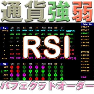 通貨強弱RSI 一目瞭然 全通貨ペア・8通貨・全時間足 強さランキング インジケーター・電子書籍