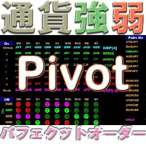 通貨強弱Pivot 一目瞭然 全通貨ペア+8通貨・全時間足 強さランキング インジケーター・電子書籍