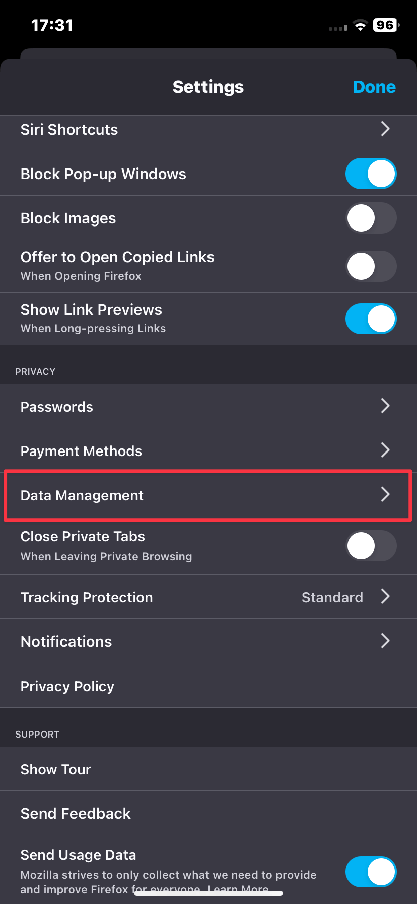 Select Data Management